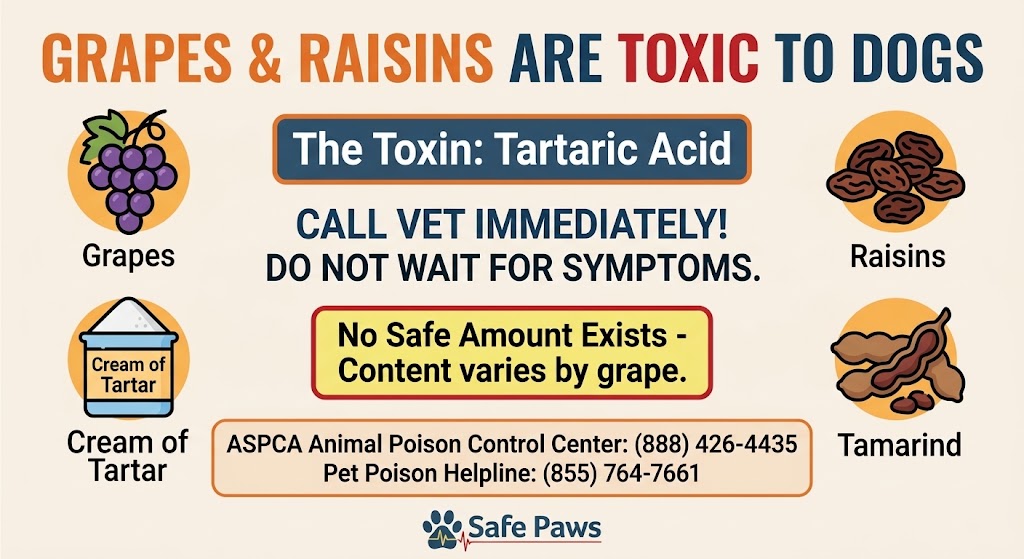 Why Are Grapes Toxic to Dogs The Tartaric Acid Answer