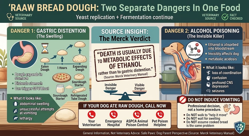 Raw Bread Dough Two Separate Dangers in One Food